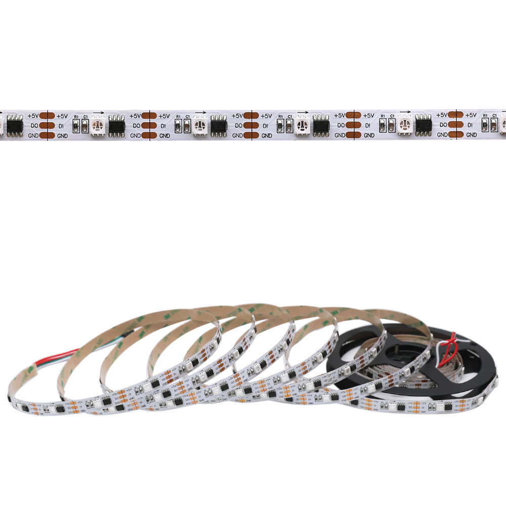 WS2811 DC5V 150LEDs Full Color Chasing Digital Addressable Flexible LED Strips WS2811 DC5V 150LEDs Full Color Chasing Digital Addressable Flexible LED Strips